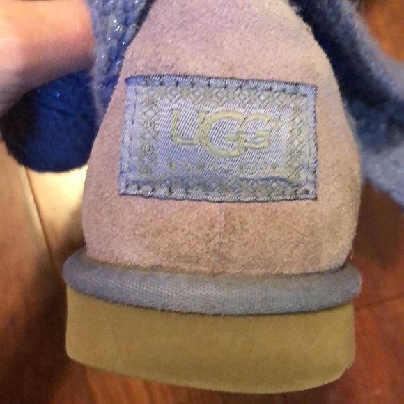 Purple UGG Cardigan Boots - Picture 5 of 7